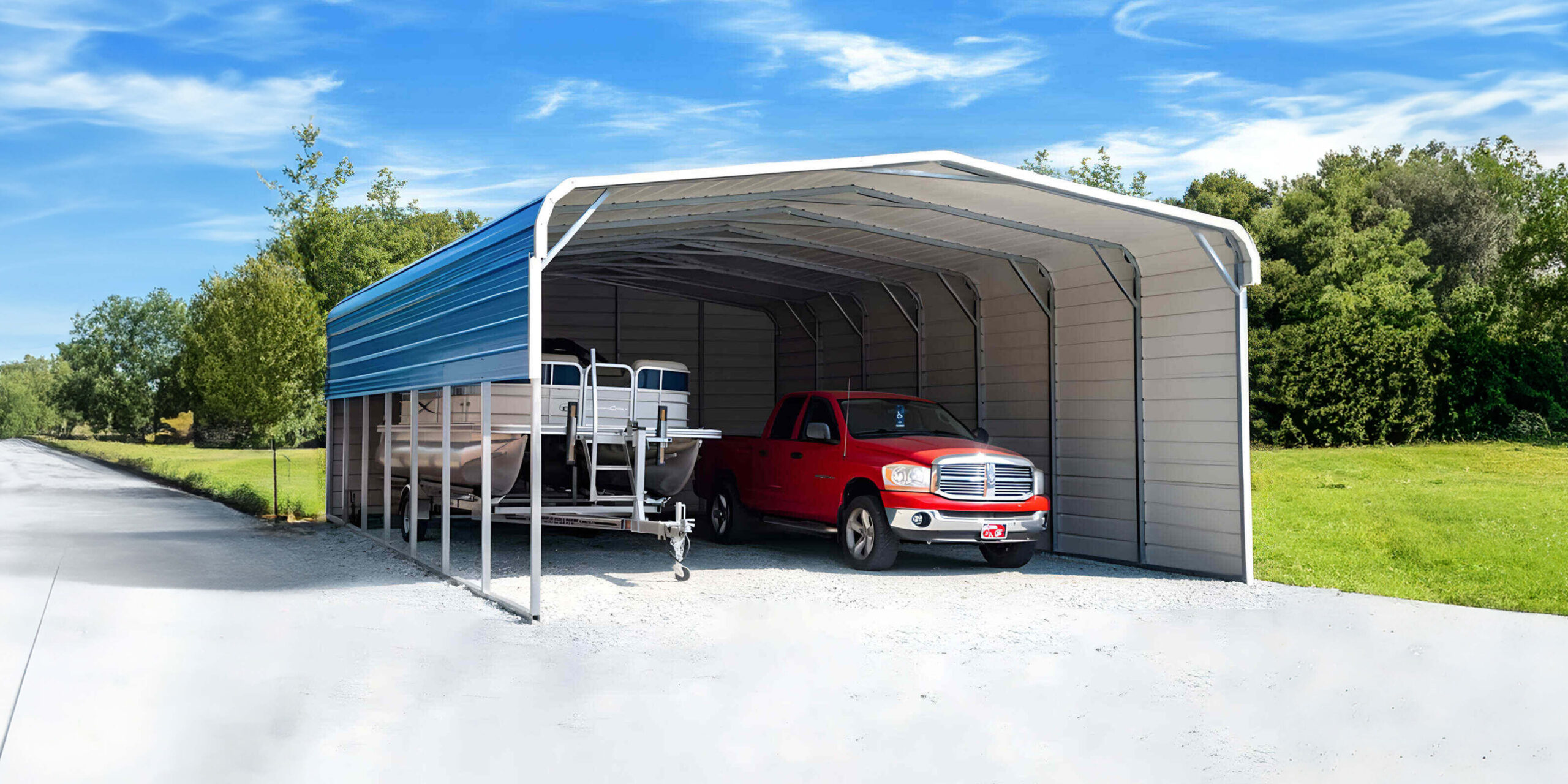 Vertical-Roof Carports