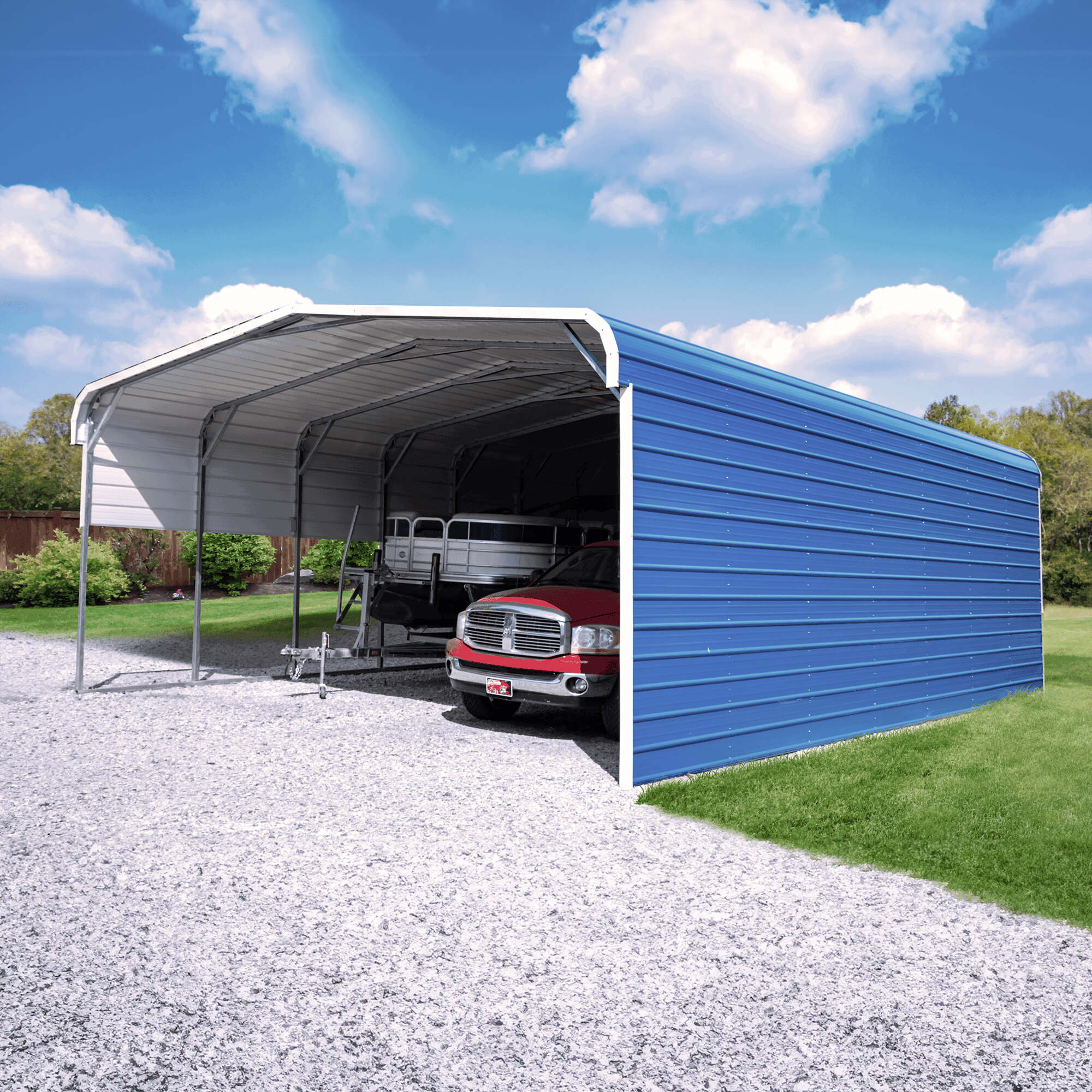 Vertical-Roof Carports