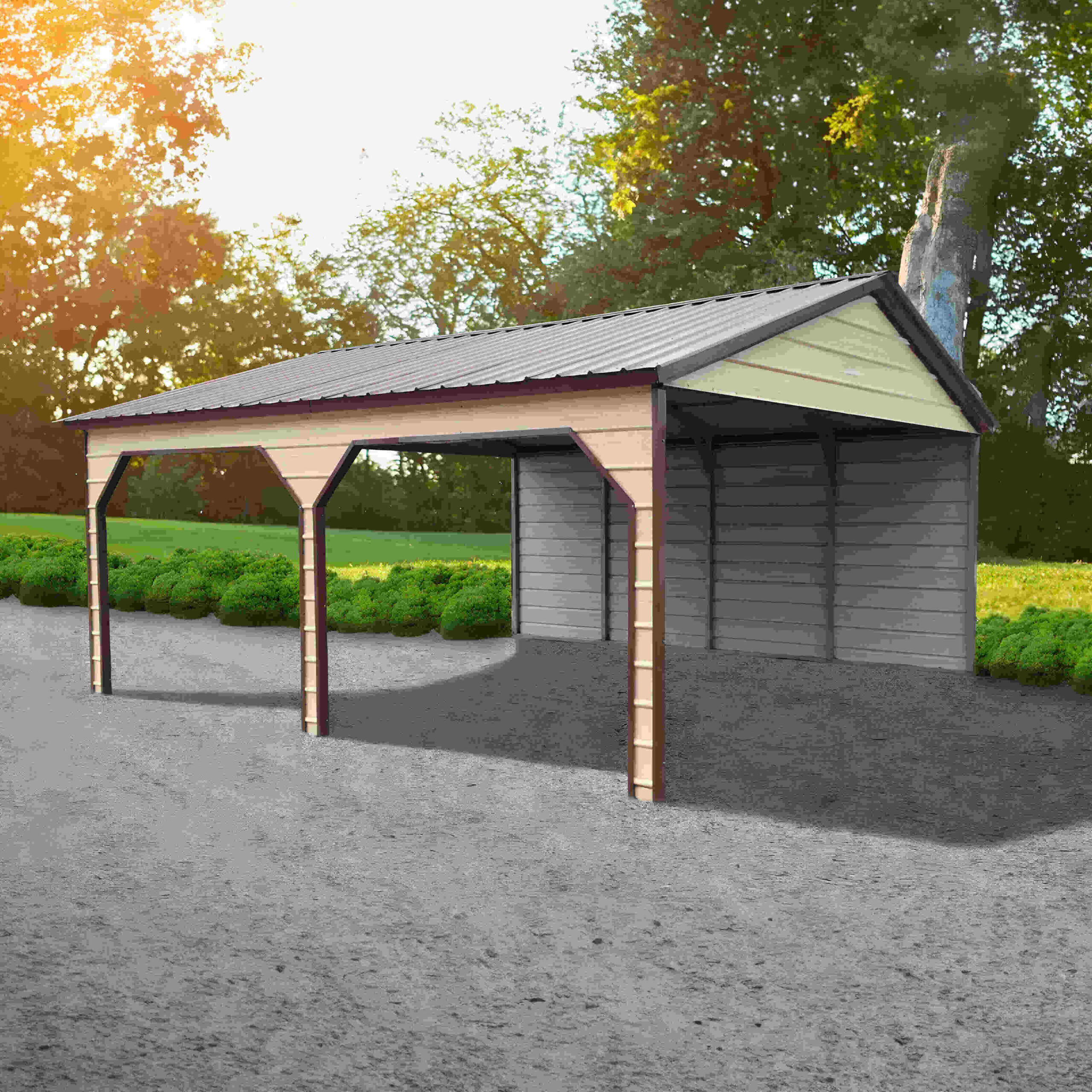 Vertical-Roof Carports