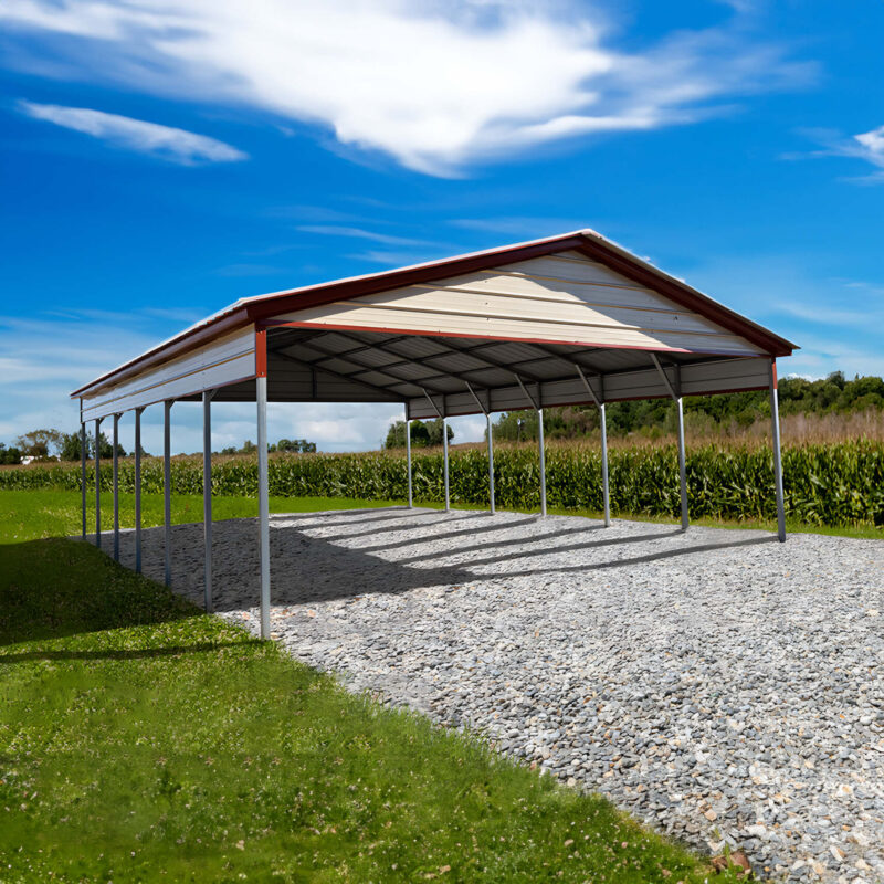 Vertical-Roof Carports